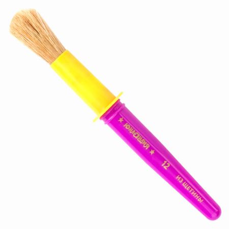 Кисти 2шт щетина круглые №10,12 ЮНЛАНДИЯ 1/5