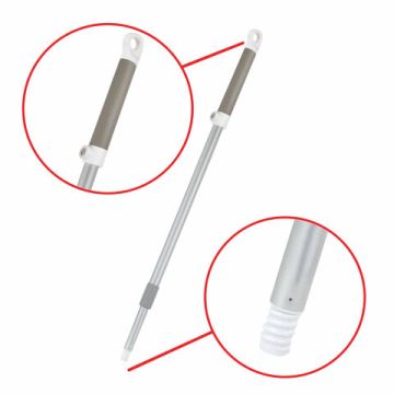 Совок д/мусора DASWERK с телескоп щеткой 63-108см 1/10 (Клиент)