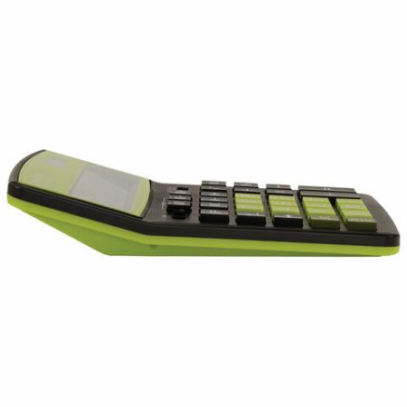 Калькулятор настольный BRAUBERG EXTRA-12-BKBU (206x155мм) 12разр дв питание ЧЕРНО-САЛАТОВЫЙ 1/20