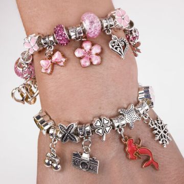 Набор для создания бижутерии и украшений 66 элементов Розовый сапфир BRAUBERG KIDS 1/36 (Клиент)