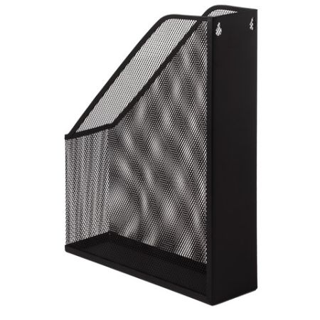 Лоток вертикальный для бумаг 72мм А4 металл черный Germanium Brauberg 1/6/24 (Клиент)