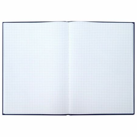 Книга учета 96л А4 200х290мм клетка, бумвинил с наклейкой ярлычка, блок офсет BRAUBERG 1/10 (клиент)