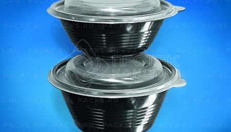 Крышка для контейнера ПП ПР-МС-500 круглая прозрачная 480/480