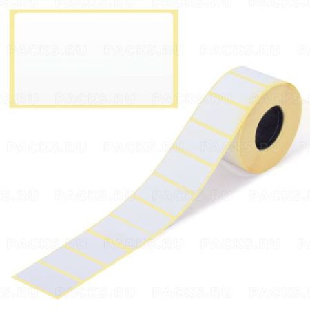 Термоэтикетка (43х25) ТермоЭко для термопринтера и весов (1000шт)  1/70