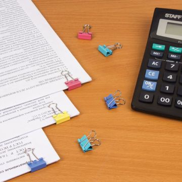 Зажимы для бумаг 19мм на 60л (12шт) цветные в картонной коробке Staff 1/12/300