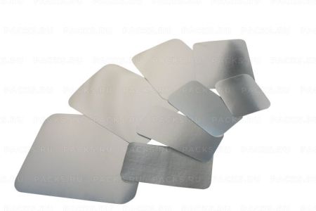 Крышка для касалетки 490мл 145х119мм картон/алюминий (касалетка 435832) 100/1200 