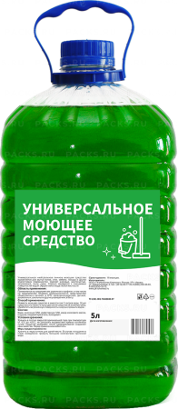 Средство жидкое 5л моющее универсальное нейтрал пенное Италмас ПЭТ 1/4
