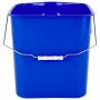 Ведро 25л синее для уборочных тележек универсальное 1/5 (Клиент)