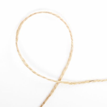 Шпагат джутовый полированный 500м диаметр 1,5мм 2х ниточный BRAUBERG 1/16 (клиент)