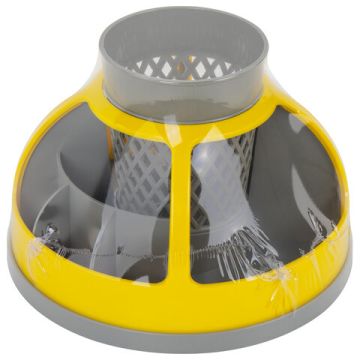 Подставка-органайзер вращ 9 отд серая с желтым STAFF Attraction  1/8 (Клиент)