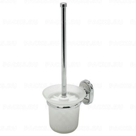 Ерш для унитаза LAIMA подставка из толстого стекла крепление к стене хром сталь 1/20 