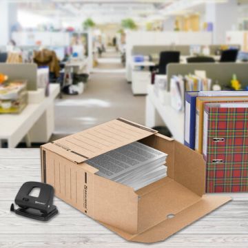 Короб архивный с клапаном А4 (260х325мм) 150мм до 1400л BRAUBERG 1/50 (клиент)