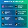 Калькулятор настольный BRAUBERG COLOR-12-BKPR (206x155мм) 12разр черно-фиолет 1/20/40 (Клиент)