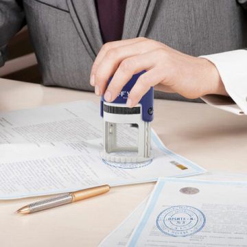 Печать самонаборная STAFF, 1,5 круга, оттиск D=40 Printer 8015 КАССА В КОМПЛЕКТЕ 1/10/80 (клиент)