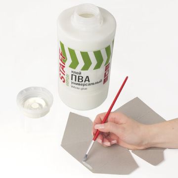 Клей ПВА 2,3кг универсальный дерево бумага картон 1/6