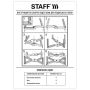 Подставка для подвесных папок STAFF до 50 папок А4 Foolscap 406х307х290мм серая 1/1 (Под заказ)