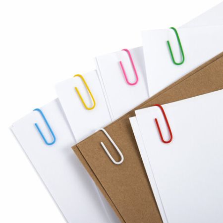 Скрепки 28мм 70шт цветные STAFF 1/10/500 (Клиент)