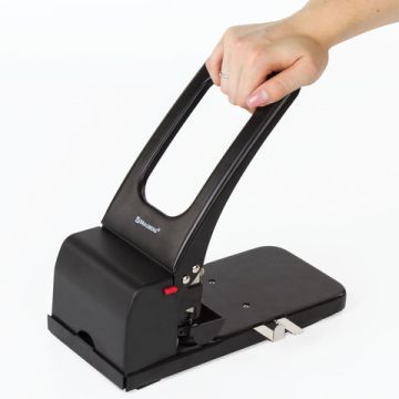 Дырокол на 100листов металлический мощный черный Heavy duty Brauberg 1/6 (Клиент)