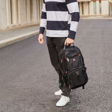 Рюкзак GERMANIUM UPGRADE Max 3 отд USB-порт UP-5 черный 49х34х24см (клиент)