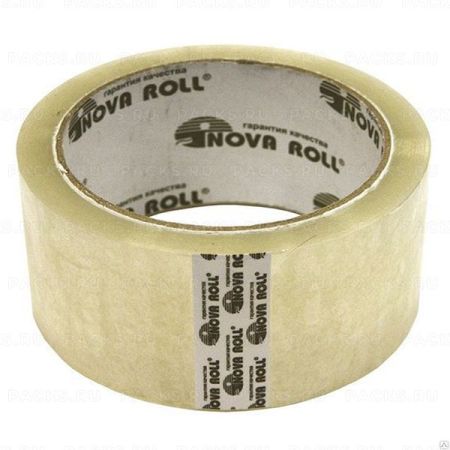 Клейкая лента (скотч) (48х40) прозрачная Нова Ролл 6/72