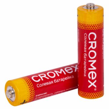 Элемент питания КРОМЕКС/CROMEX АА (LR6, 15А) 10+1шт солевые 1/10 (Клиент)