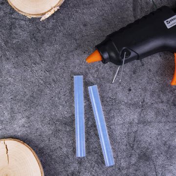 Клеевой пистолет 60Вт для стержня 11 мм, с выключателем BRAUBERG, 12/24