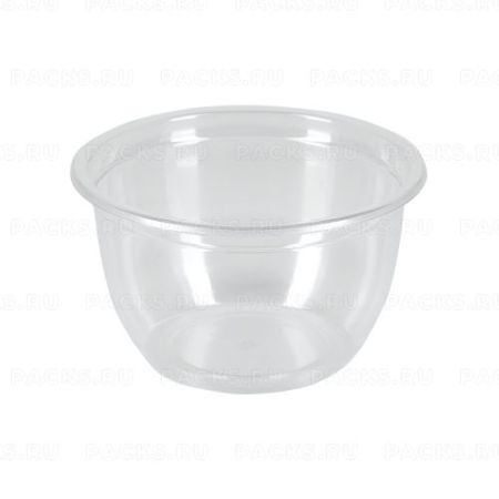 Контейнер ПЭТ 200мл d-95мм h-54мм СпК-95 круглый прозр ПолиЭр 50/1000 