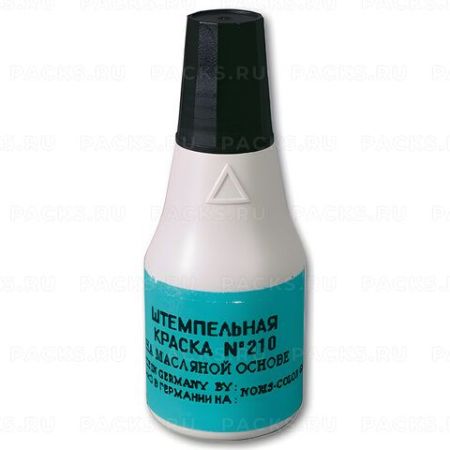 Штемпельная краска черная 25мл (для метал.нумераторов) на масляной основе NORIS 1/10