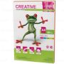 Бумага цветная CREATIVE color, А4, 80г/м, 50 л, (5 цв.х 10л), микс неон, БНpr-50r, ш/к 41447