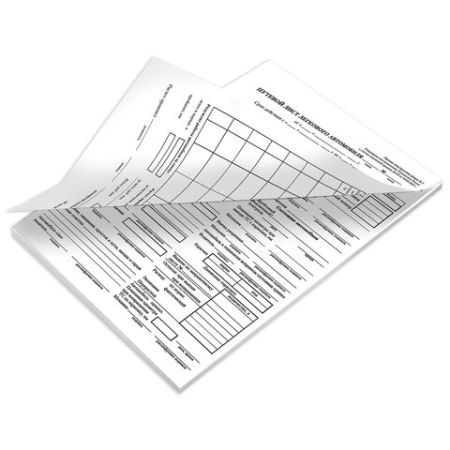 Бланк Путевой лист л/а А5 100шт BRAUBERG 1/20 (Клиент)