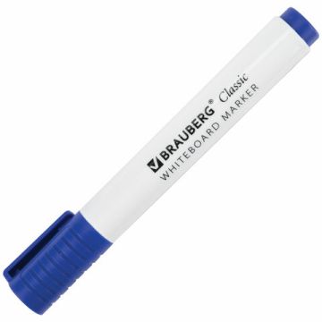 Маркер для доски НАБОР 4 штуки на магните с клипом   BRAUBERG CLASSIC 3 мм 1/24