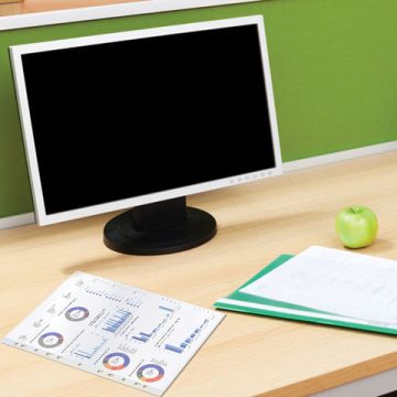 Перфофайлы А4 25 мкм матовые STAFF ЭКОНОМ 1/30