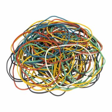 Резинка банк 50гр 60 мм цветная STAFF 1/20/400