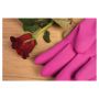 Резиновые перчатки с х/б напыл латекс хозяйств рифл пальцы Роза YORK L 12/48
