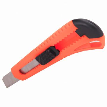 Нож канцелярский 18мм универсальный фиксатор европодвес Brauberg 1/