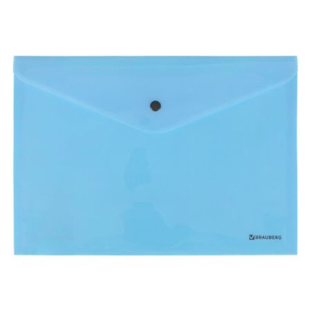 Папка-конверт с кнопкой BRAUBERG 
