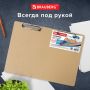 Доска-планшет с 2 прижимами А3 44х32см МДФ 3мм BRAUBERG ECO 1/24 (клиент)