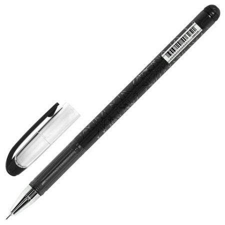 Ручка гелевая черная 0,5мм линия 0,4мм Brauberg Profi-Gel PRO 1/12