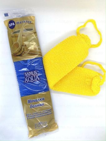 Мочалка для тела банная Мочалка 410х110х15мм 1/40