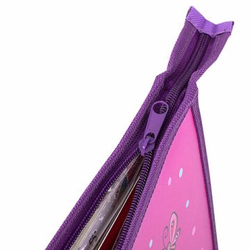 Папка для тетрадей А4 пластик 1 отделение, на молнии Юнландия Pretty Kitty 1/25