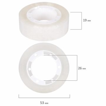 Канц.лента 19х33 прозрачная STAFF CLASSIC 12/12 (Клиент)