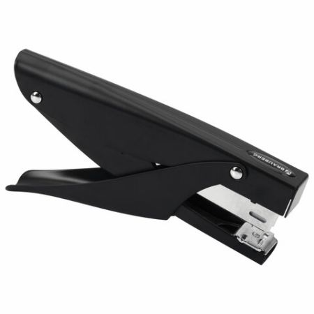 Степлер №24/6 до 30л ПЛАЕР металл.корпус, черный Extra Easy Press BRAUBERG 1/12/24