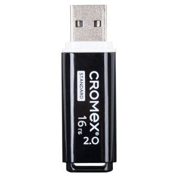 Флэш-диск 16 GB CROMEX Standard USB 2.0 черный 1/100 (Клиент)