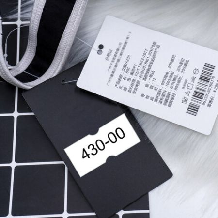 Этикет-лента (21х12) белая 600 шт/рул/д/пистолета BRAUBERG 5/100 (клиент)