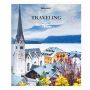 Тетрадь 96л А5 линия, скоба, обложка картон Traveling BRAUBERG 1/ 5/50