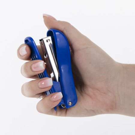 Степлер №10 до 12л с антистеплером синий STAFF Profit 1/12/288