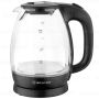 Чайник BRAYER BR1026 1,8л 2200Вт закрытый нагревательный элемент стекло черный 1/6