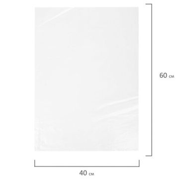 Пакет фасовочный ПВД (40х60)-40 прочный (100) 1/10 (Клиент)