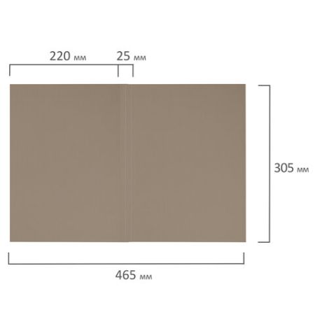 Обложка картон Дело без скоросшивателя ОФИСМАГ гарант. пл. 320г/м до 200 листов 1/200 (клиент)