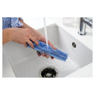 Сгон с резиновой щетиной BACTERIA STOP 32 см щетина 5,5см рукоятка 80-140 см 1/12 (Клиент)